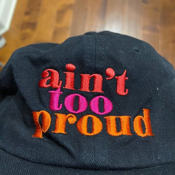 Temptations Ain't Too Proud Musical The Life & Times Black Strapback Hat Unisex - Picture 2 of 7